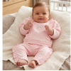 BIS-2020-2711: Baby Girls Quilted Top & Pant Outfit (NB-6 Months)
